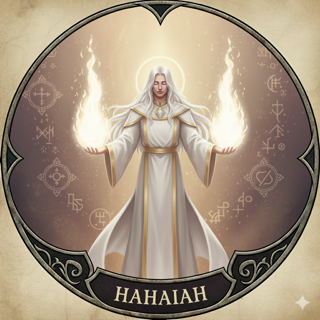 Hahaiah: The Angel of the White Flame