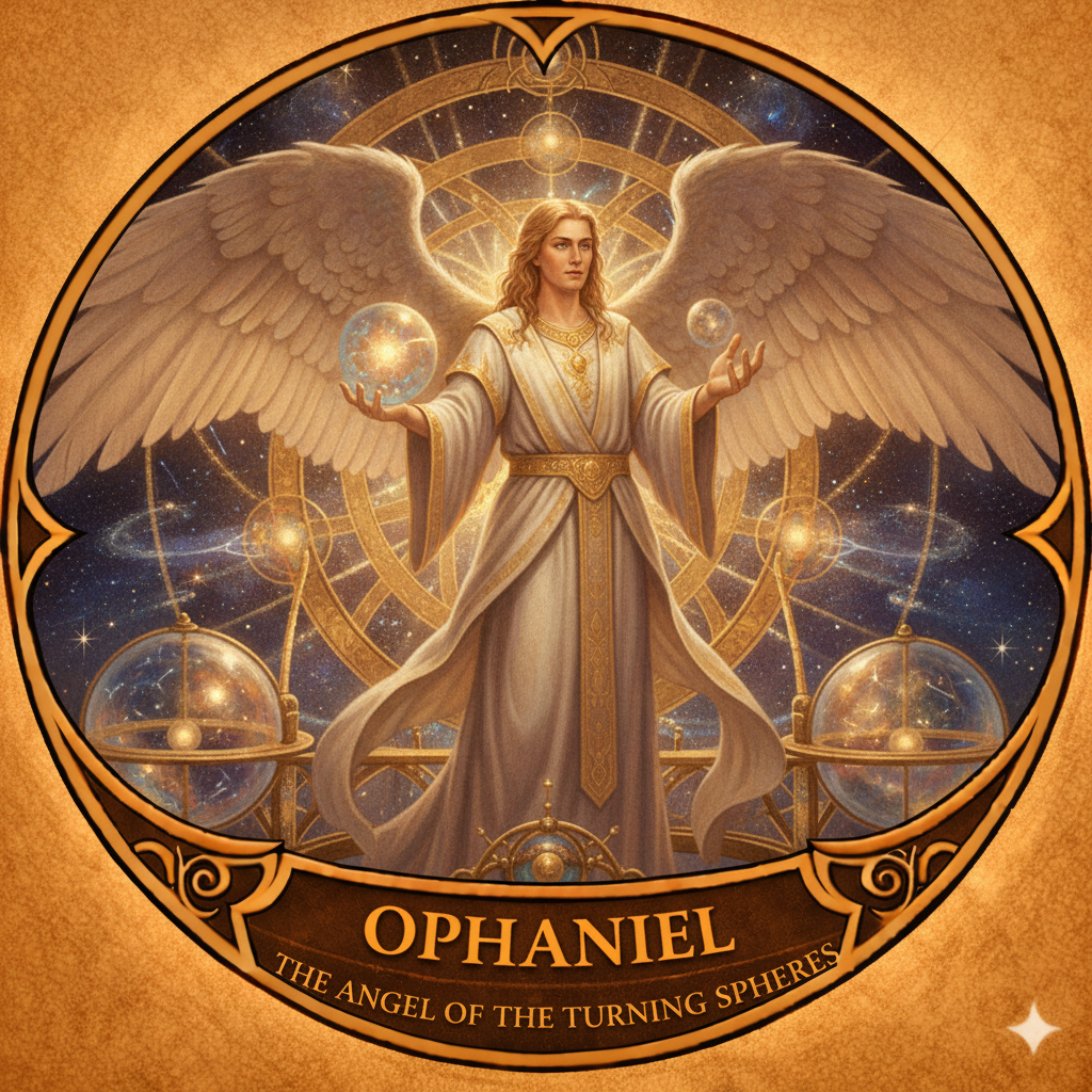 Ophaniel: The Angel of the Turning Spheres