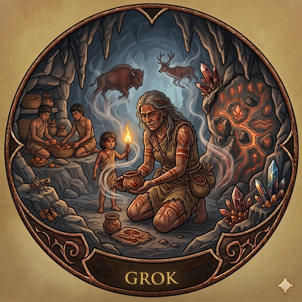 Grok: The Cave-Painter