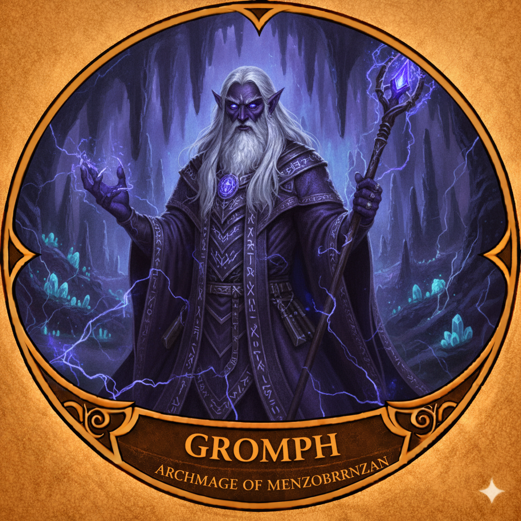 Gromph: Archmage of Menzoberranzan
