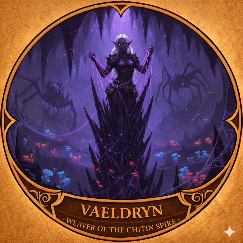 Vaeldryn: Weaver of the Chitin Spire