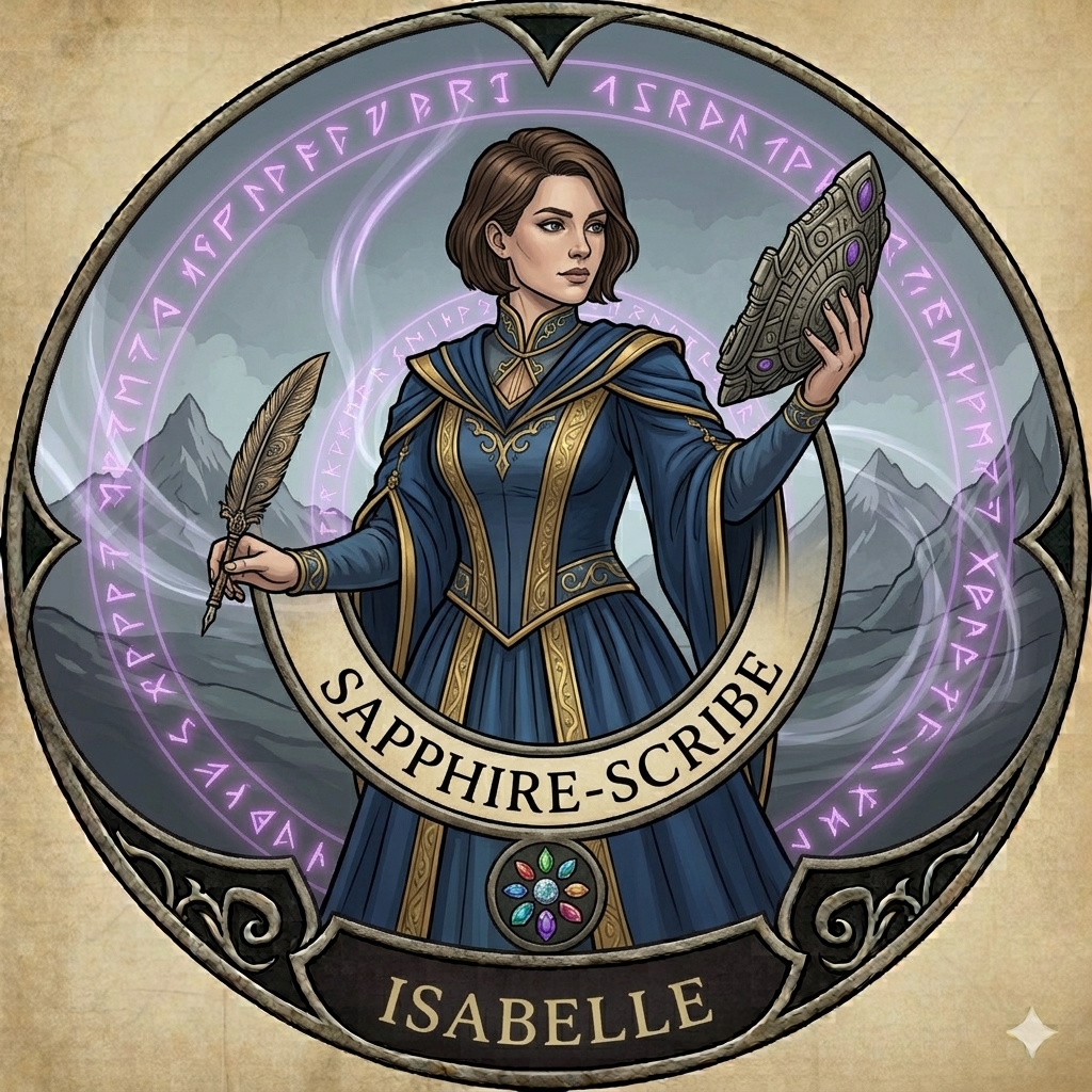 Isabelle: The Sapphire-Scribe